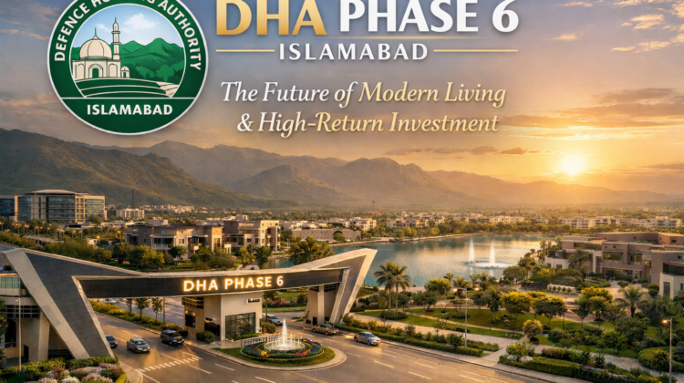 DHA Phase 6 Islamabad at sunset